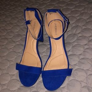 Lane Bryant Cobalt Blue Heels 12W